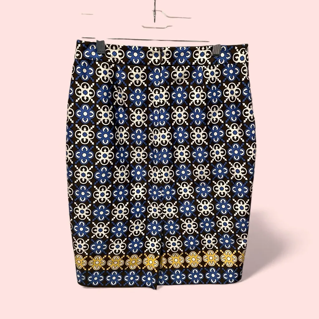 Cute mosaic tile Morocco cafe nights lined pencil mini skirt pockets - Image 3