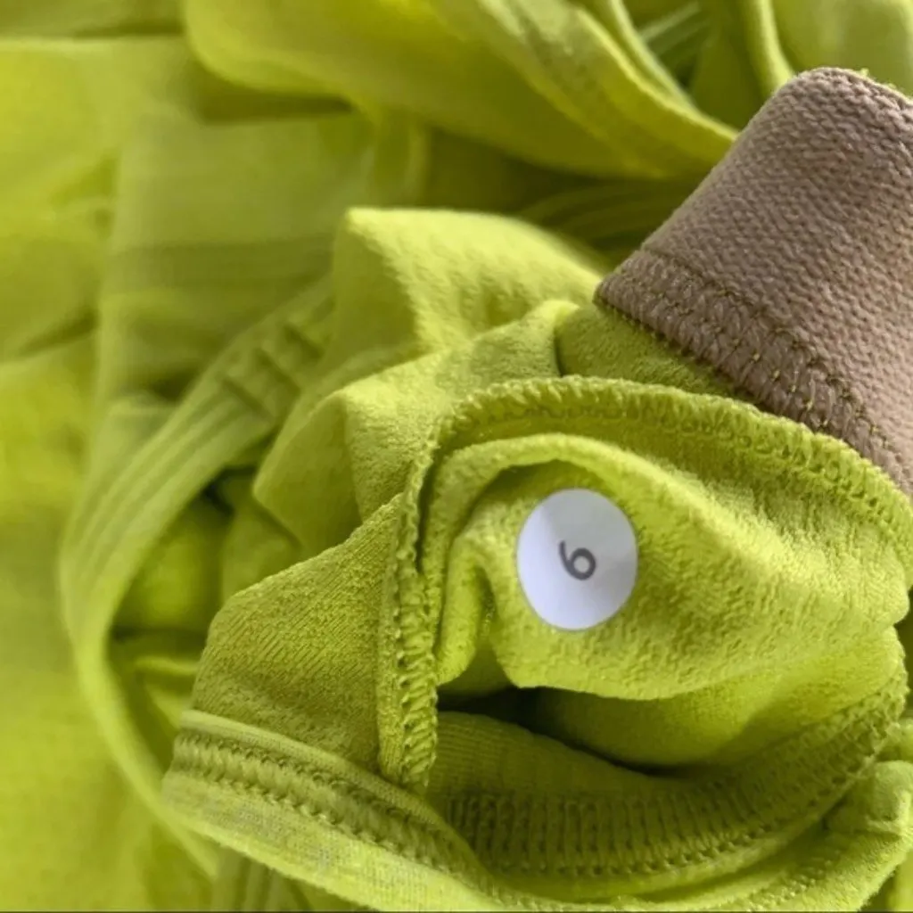 Lululemon Lime Green Racerback Tank Top Built In Bra Stretchy‎ Athleisure 6 - Image 7