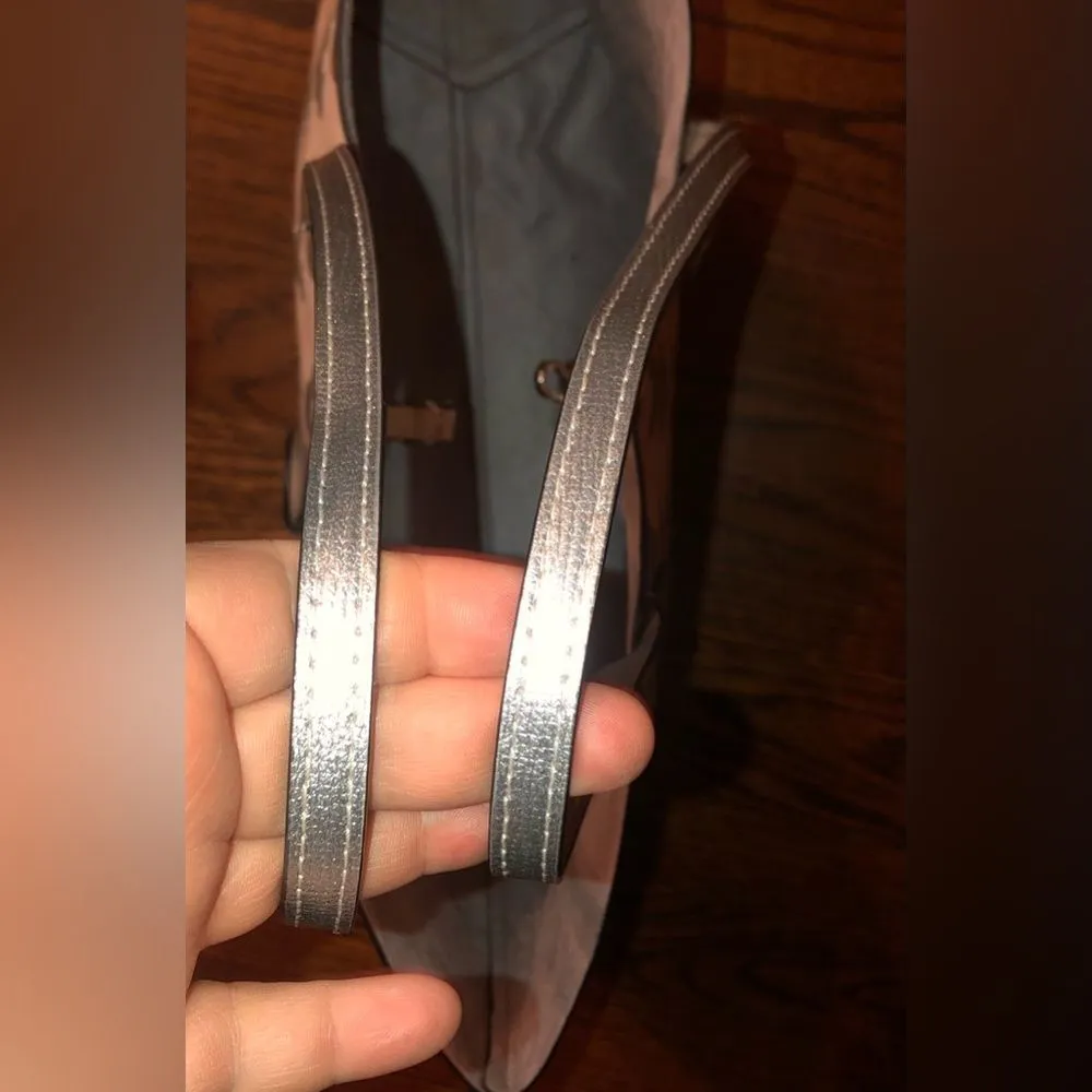 KATE SPADE X Disney Silver Mickey Mouse Embossed Shoulder Bag Tote - Image 4