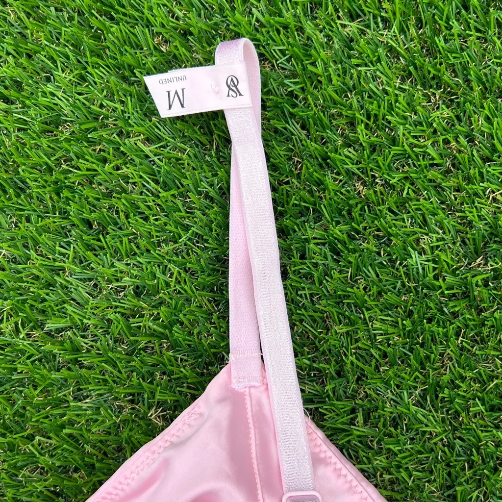 Pink Satin bralette - Image 5