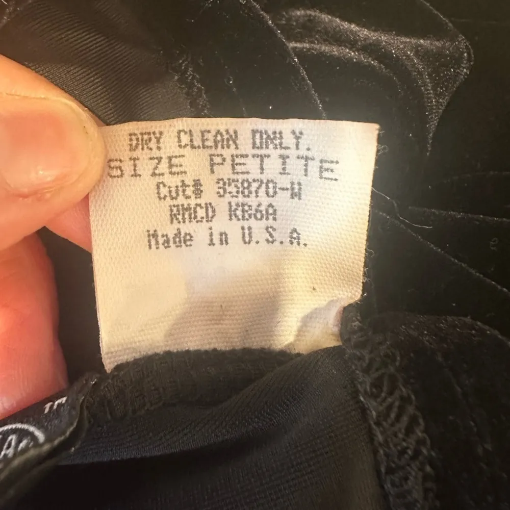 Laundry by Shelli Segal Velvet Wide Leg Pants Flat Front Zip Stretch Sz S - Image 7