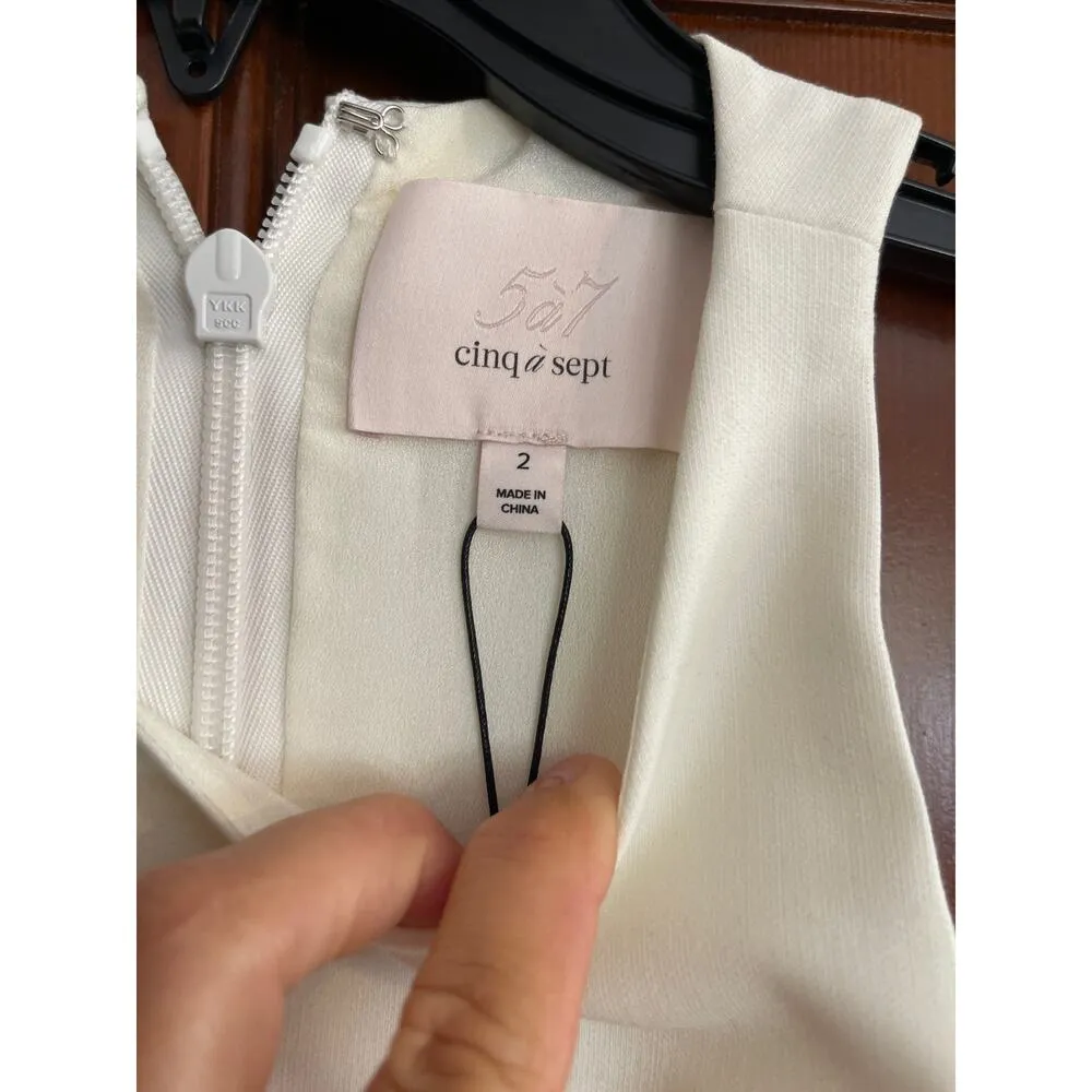 Cinq à Sept
Beta Ruffled-Hem Minidress size 2 - Image 6