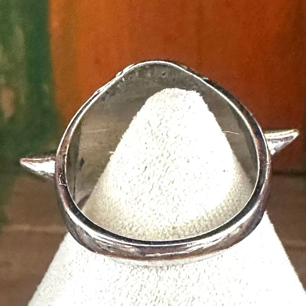 Punk Skull Spike Ring, Silver - Image 8