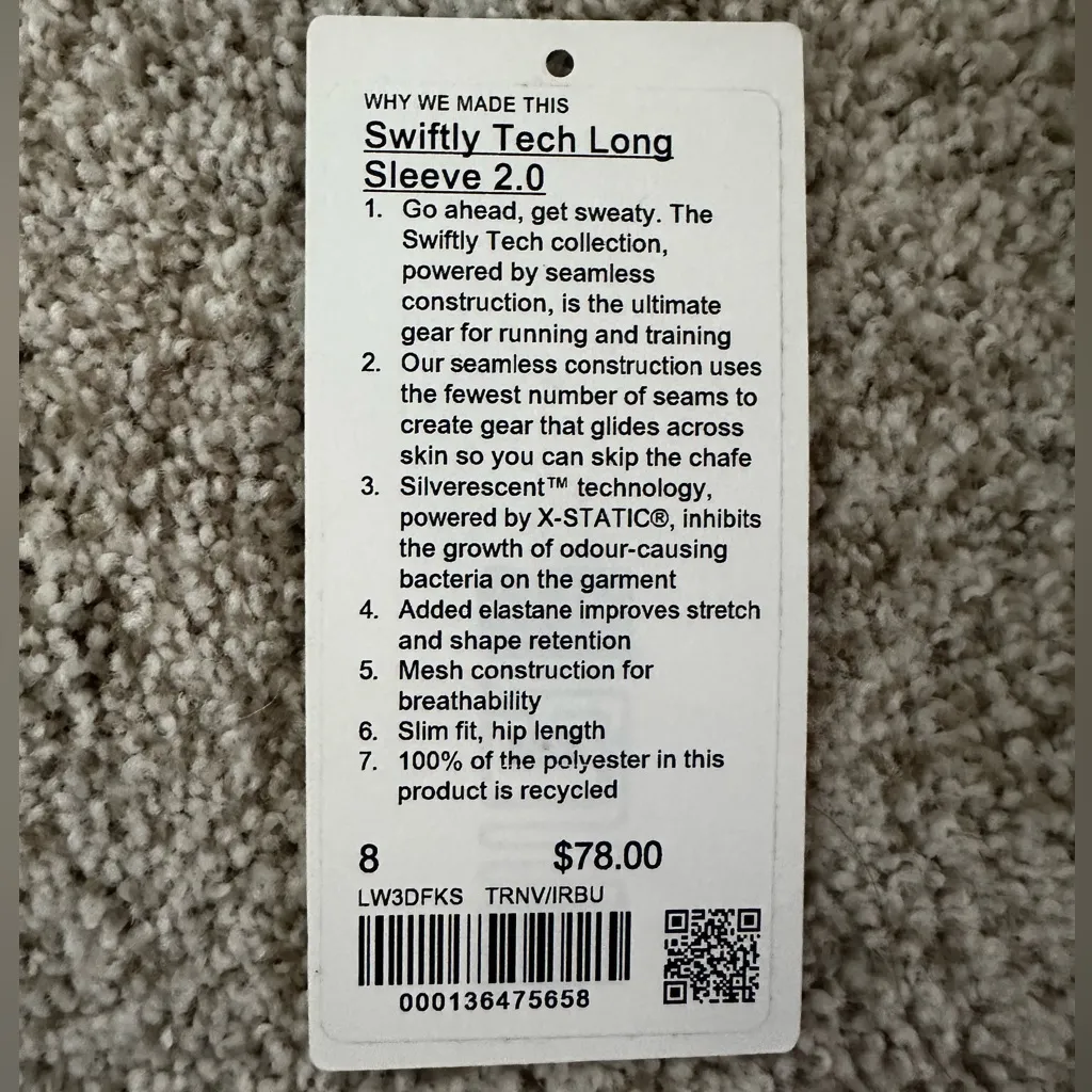 Maroon lululemon long sleeve swiftly tech - Image 3