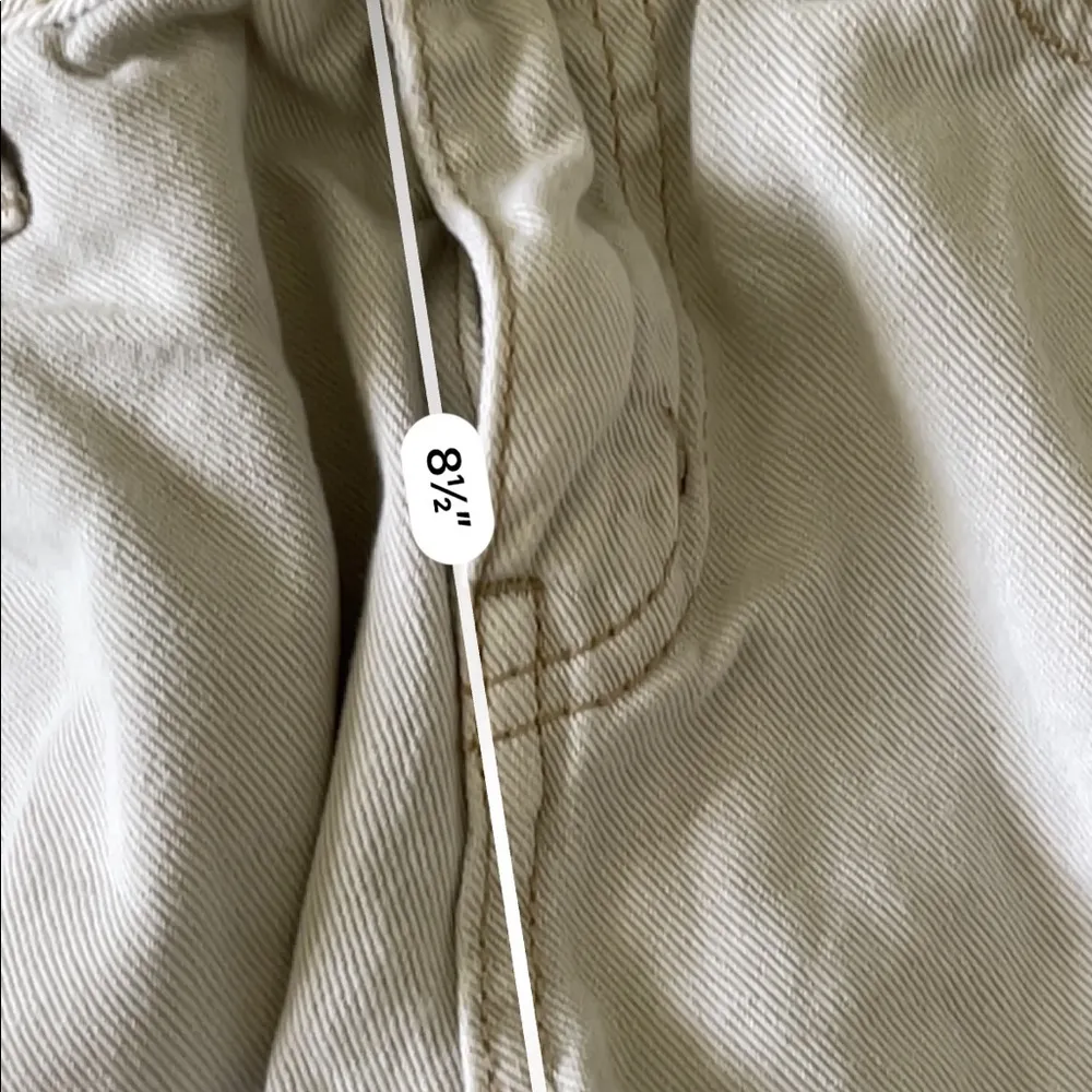 Free people Grey denim short shorts - Image 3