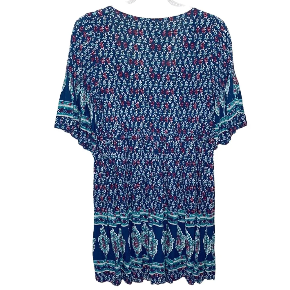 Umgee USA prairie style floral dress with lace trim size M - Image 36