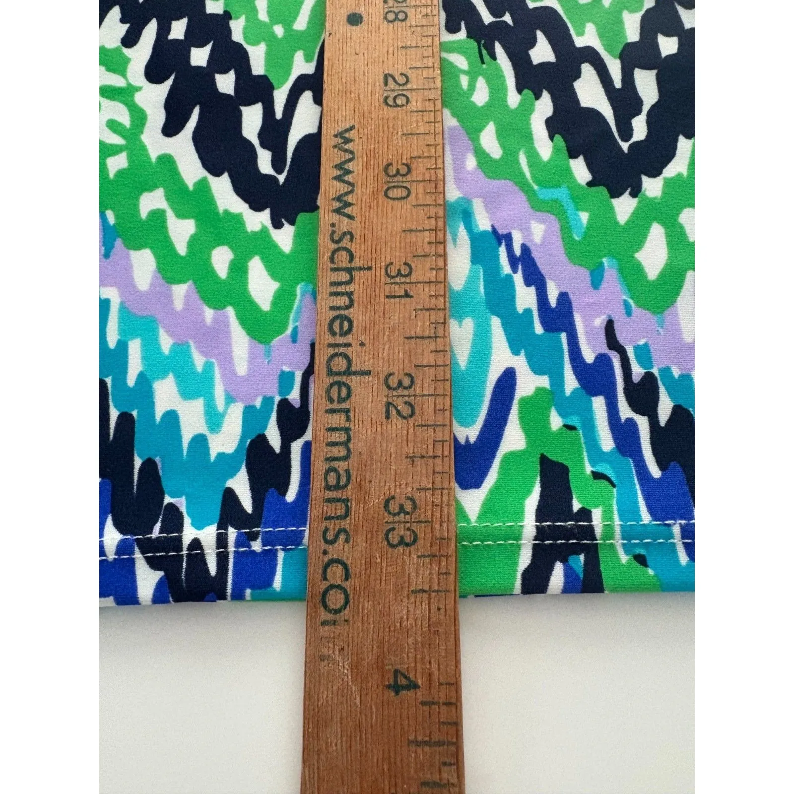 Jude Connally Lexi Dress Women XS Blue Green Ocean Waves Jude Cloth Beach - Image 7