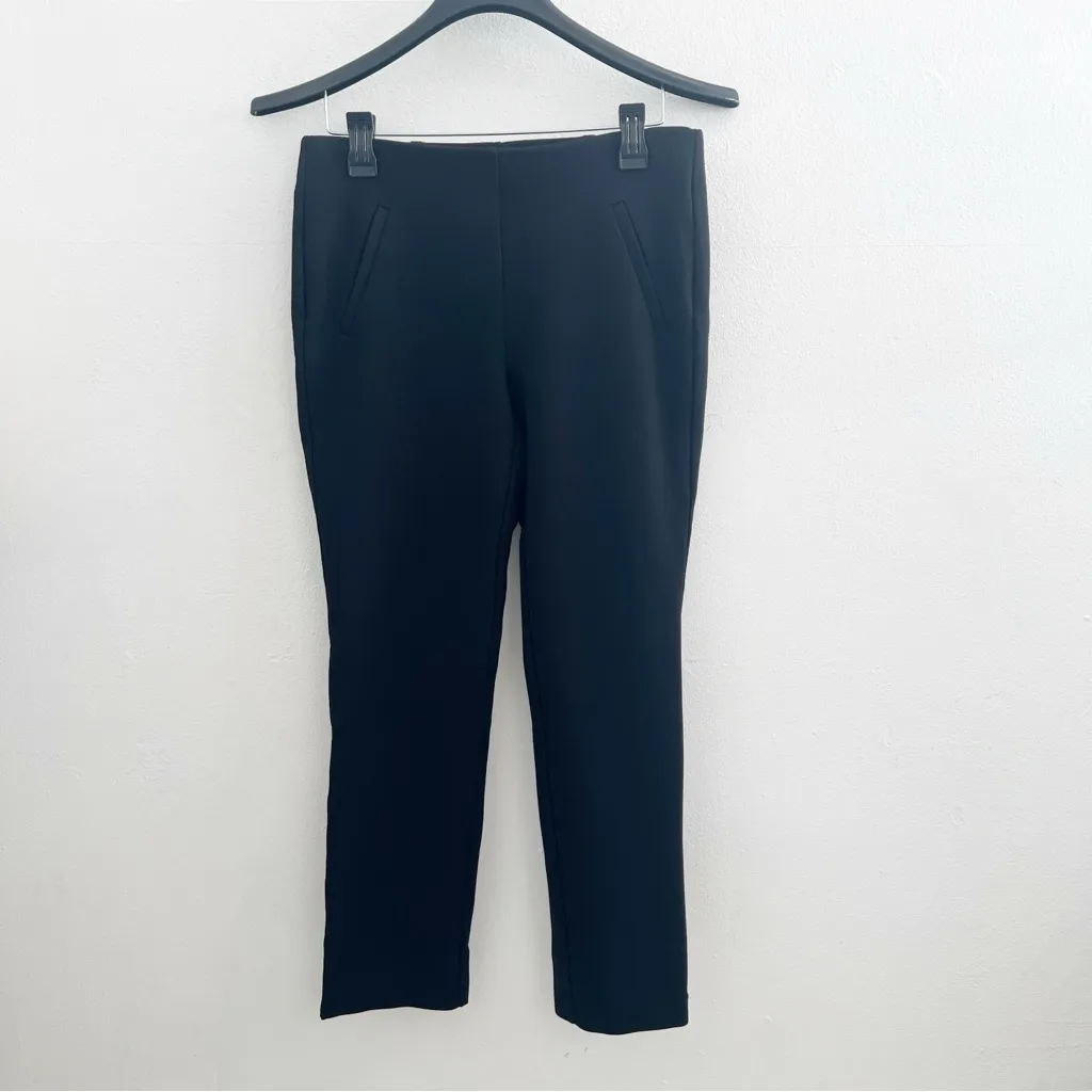 NWOT Chico's Black Pull-On Slim Leg ankle Pants Size 0 (US 4) - Image 2