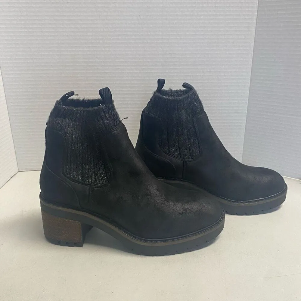 STEVE MADDEN Apollo Women’s Bootie Black Gray  Size 7 Round Toe‎ New No Box - Image 11