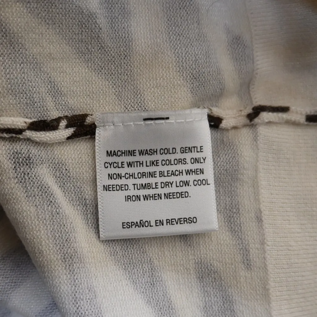 Charter Club Woman Zebra Print Button Front Cardigan Women's 3X - Image 9