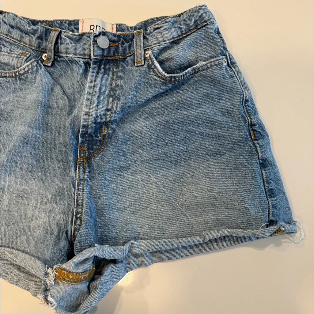 BDG A Line Shorts Denim Blue Women's Shorts - Image 3