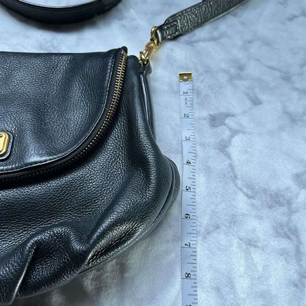 Marc by Marc Jacobs Natasha Black Leather Crossbody Bag - Image 11