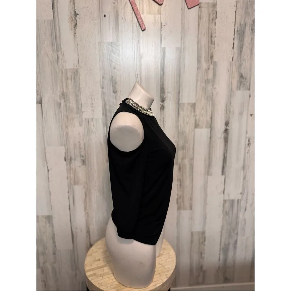 Moa moa black blouse size medium - Image 3