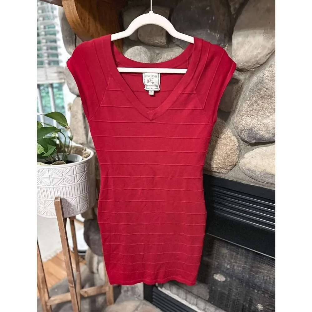 Pink Rose bodycon dress - Image 11