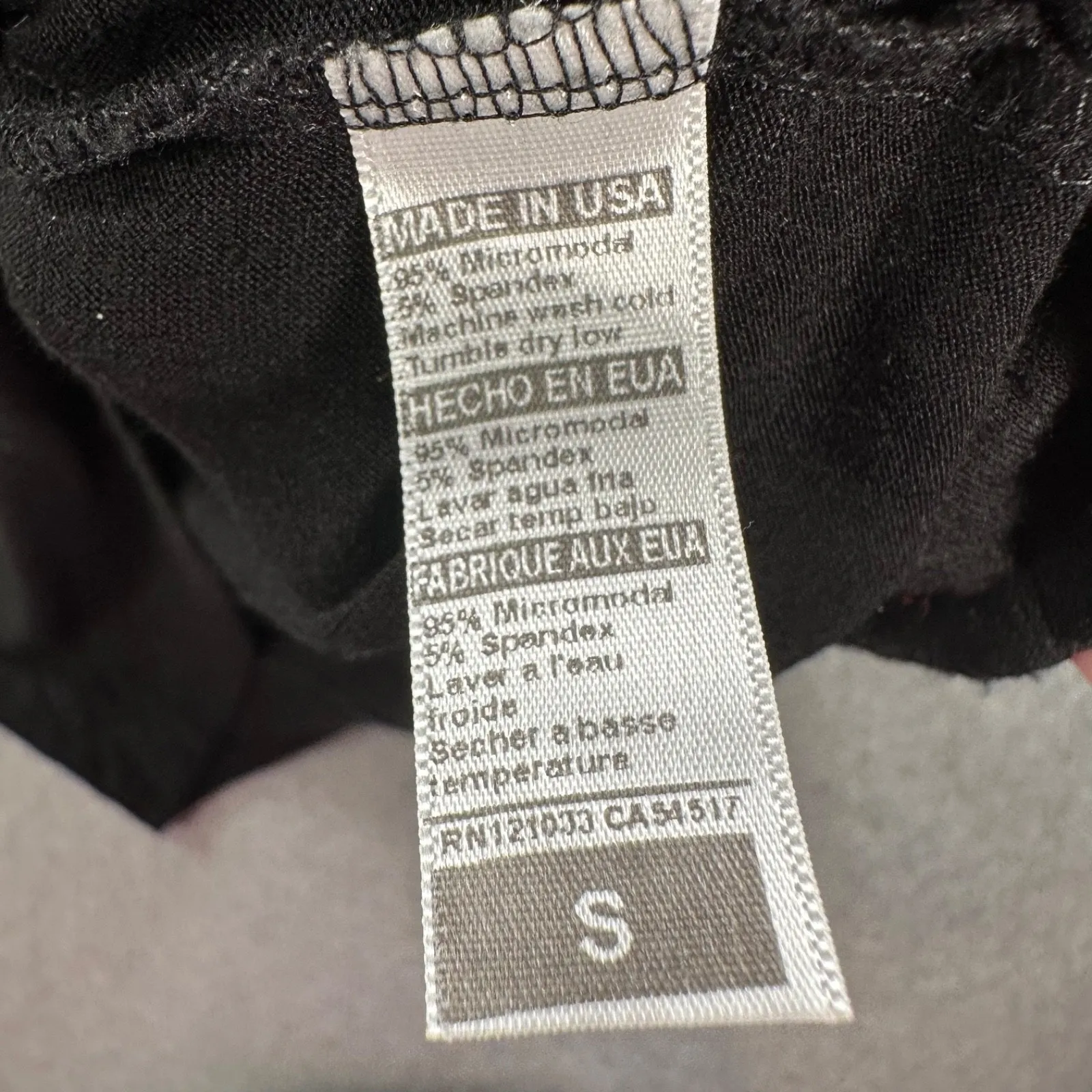 FluXus Hooded Jersey Dress Women's Small Black Long Sleeve Casual Comfortable - Image 6