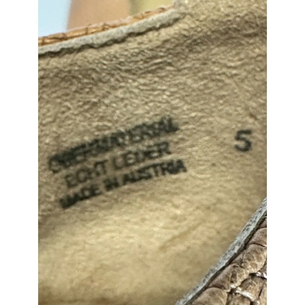 Paul Green  Isabella Women's Size 5 Cognac Oxford Casual Shoes NWOB - Image 6