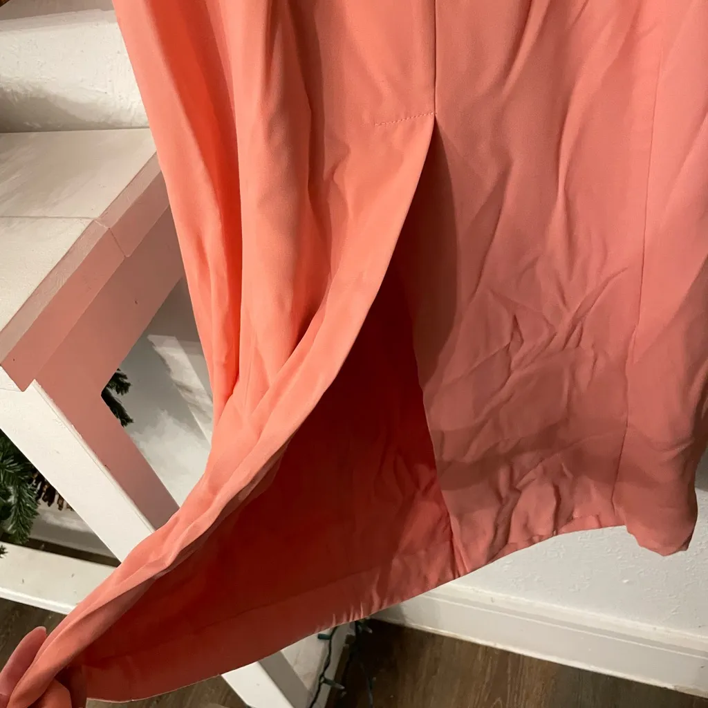 NWT Fame and Partners Square Neck Midi Spaghetti Strap Dress Size 10 - Image 6