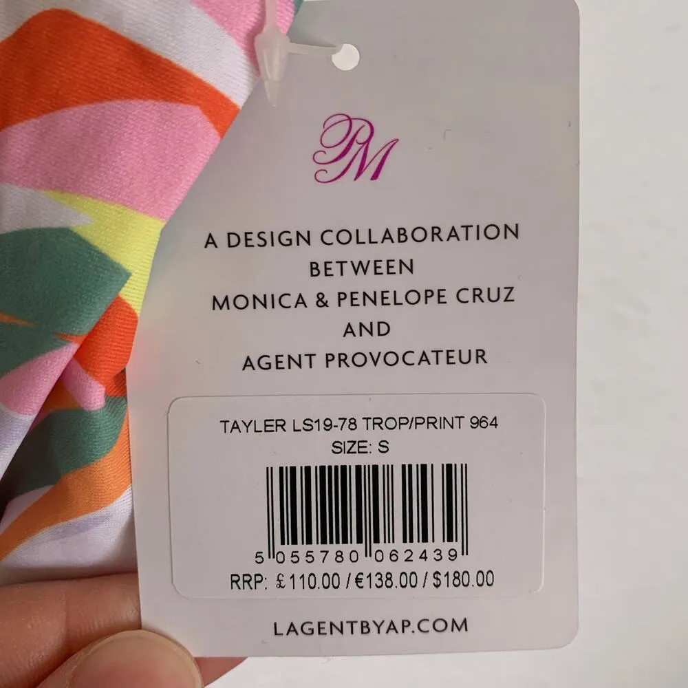 NWT L'agent by Agent Provacateur Tayler One PIece Swimsuit in Tropical White - Image 14