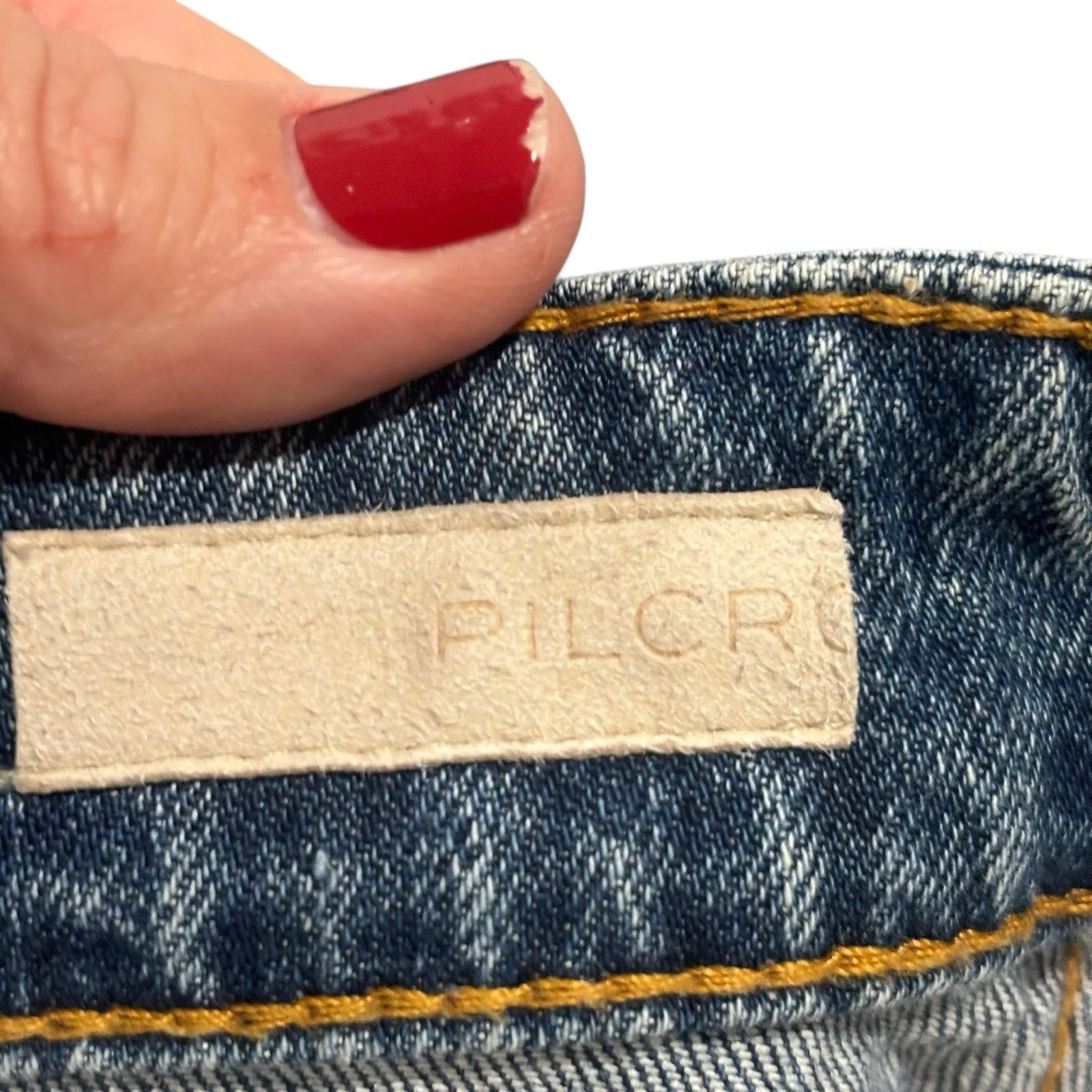 Anthropologie Pilcro the vintage straight Jeans Size 27 - Image 3