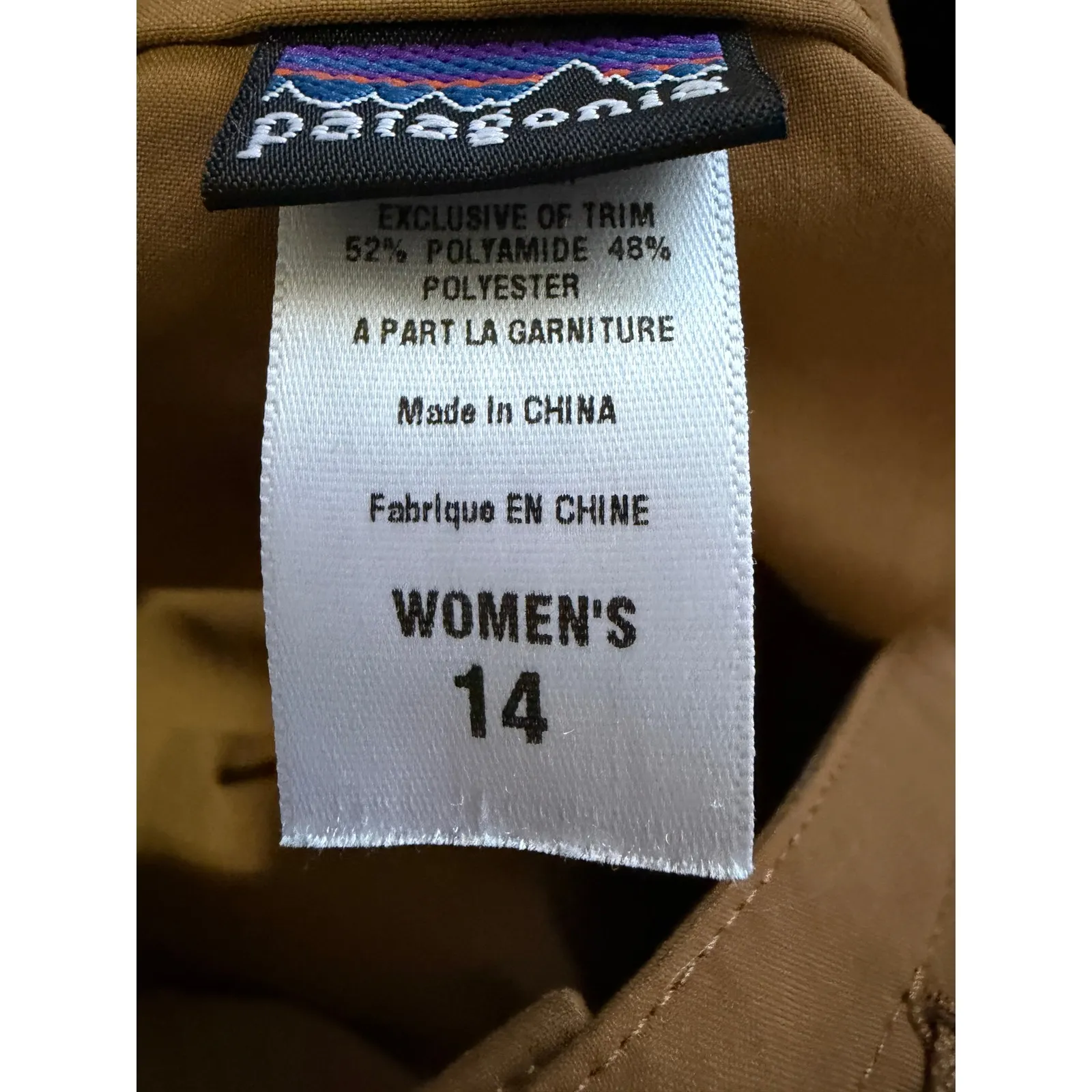 Patagonia‎ Womens Skirt Brown Cargo Style Size 14 Mini Casual Outdoor - Image 8