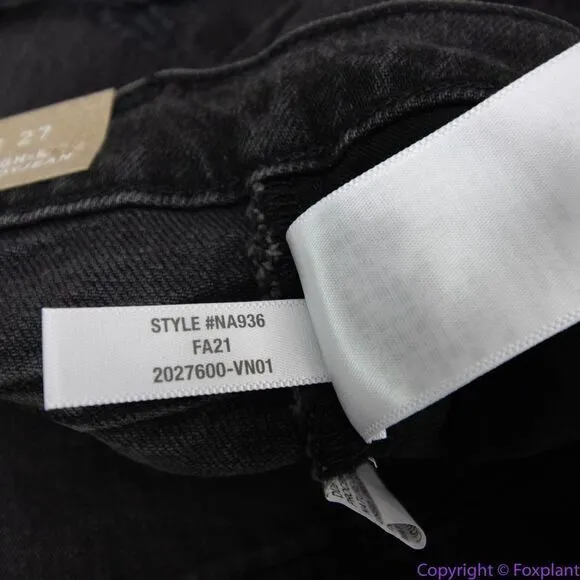 NEW Madewell‎ High-Rise Slim Boyjean in Caton Wash Ripped-Knee, 27 - Image 17