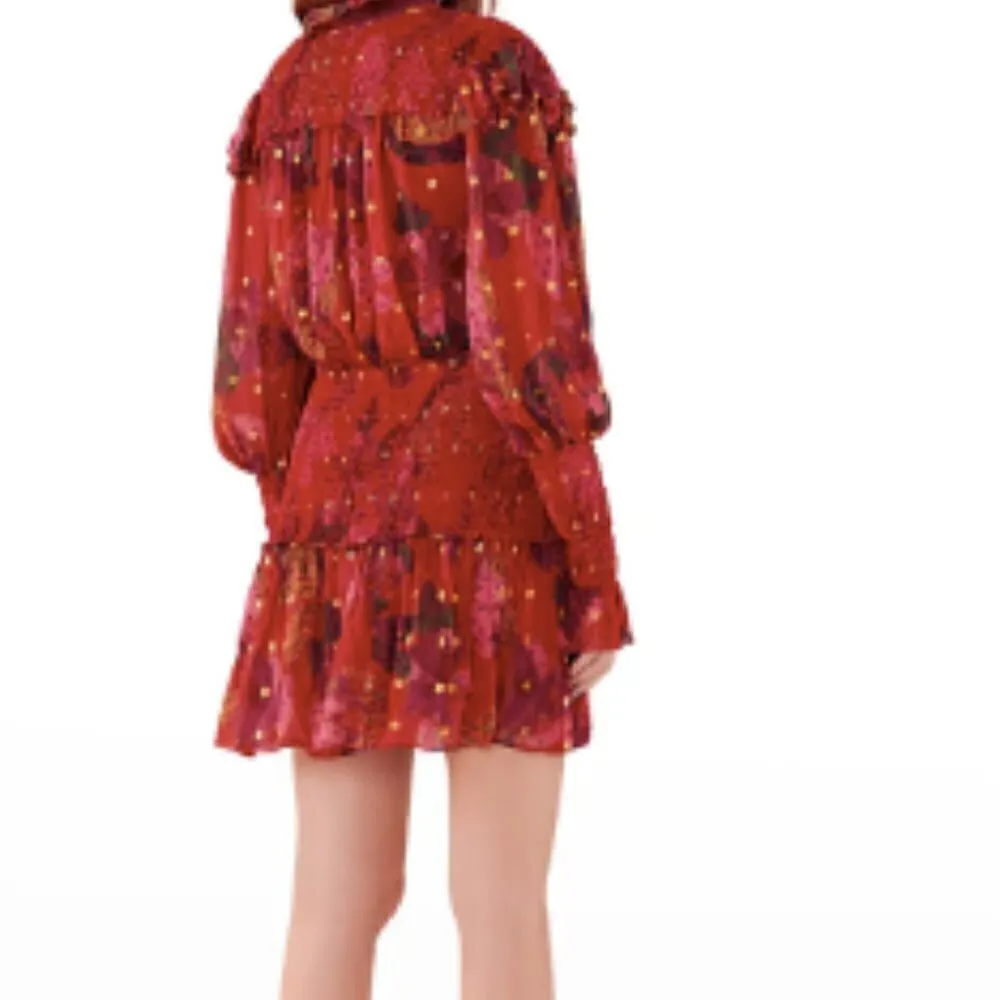 NEW Farm Rio Banana Flowers Smocked Mini Dress - Image 3