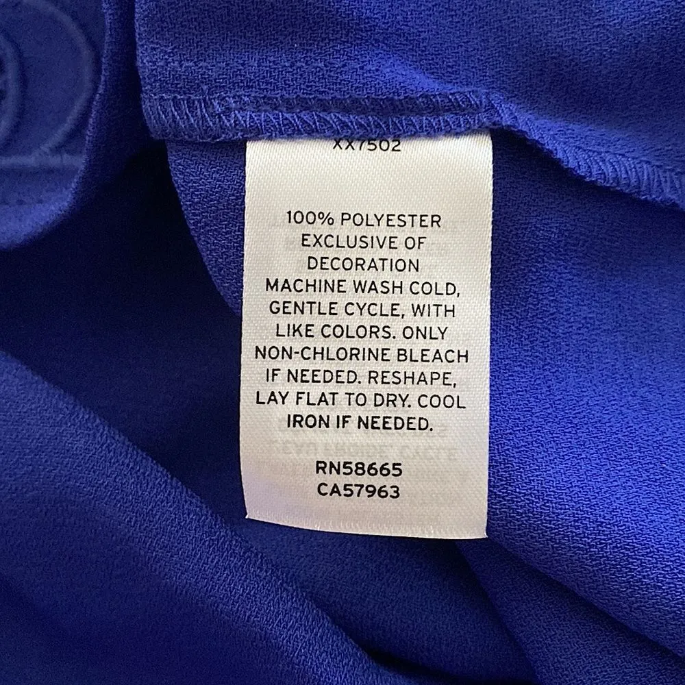 Halogen eyelet blouse top size XXS - Image 11