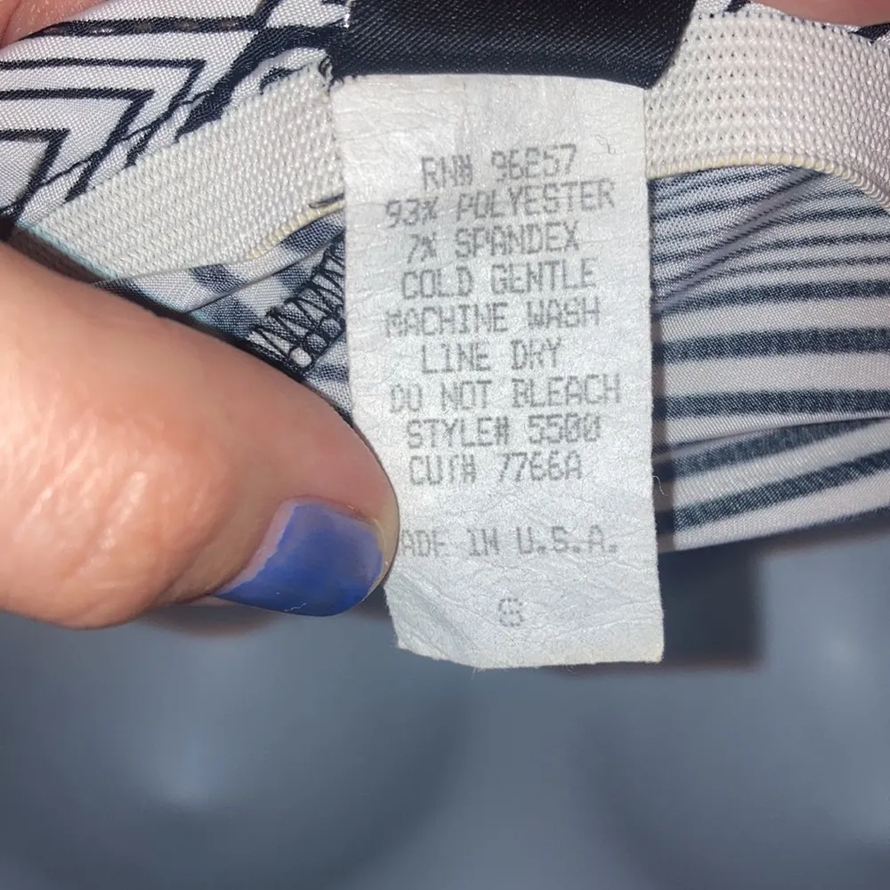 Black & White PS Per Sextion Strapless Dress Size Small Tube Top - Image 7