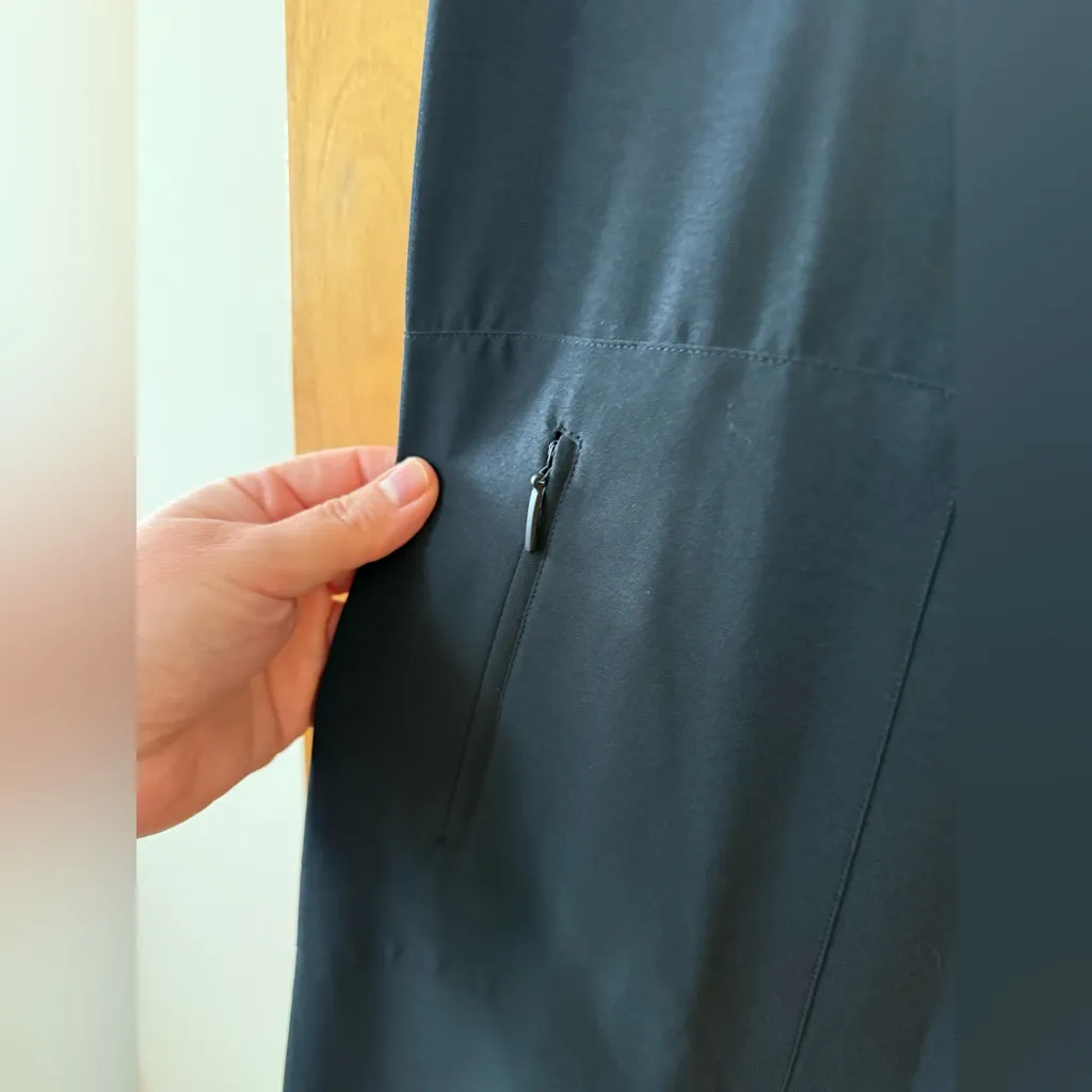 Soft Surroundings Go Lively Shirtdress Dress Black Short Sleeve NWT Medium 10-12 - Image 7