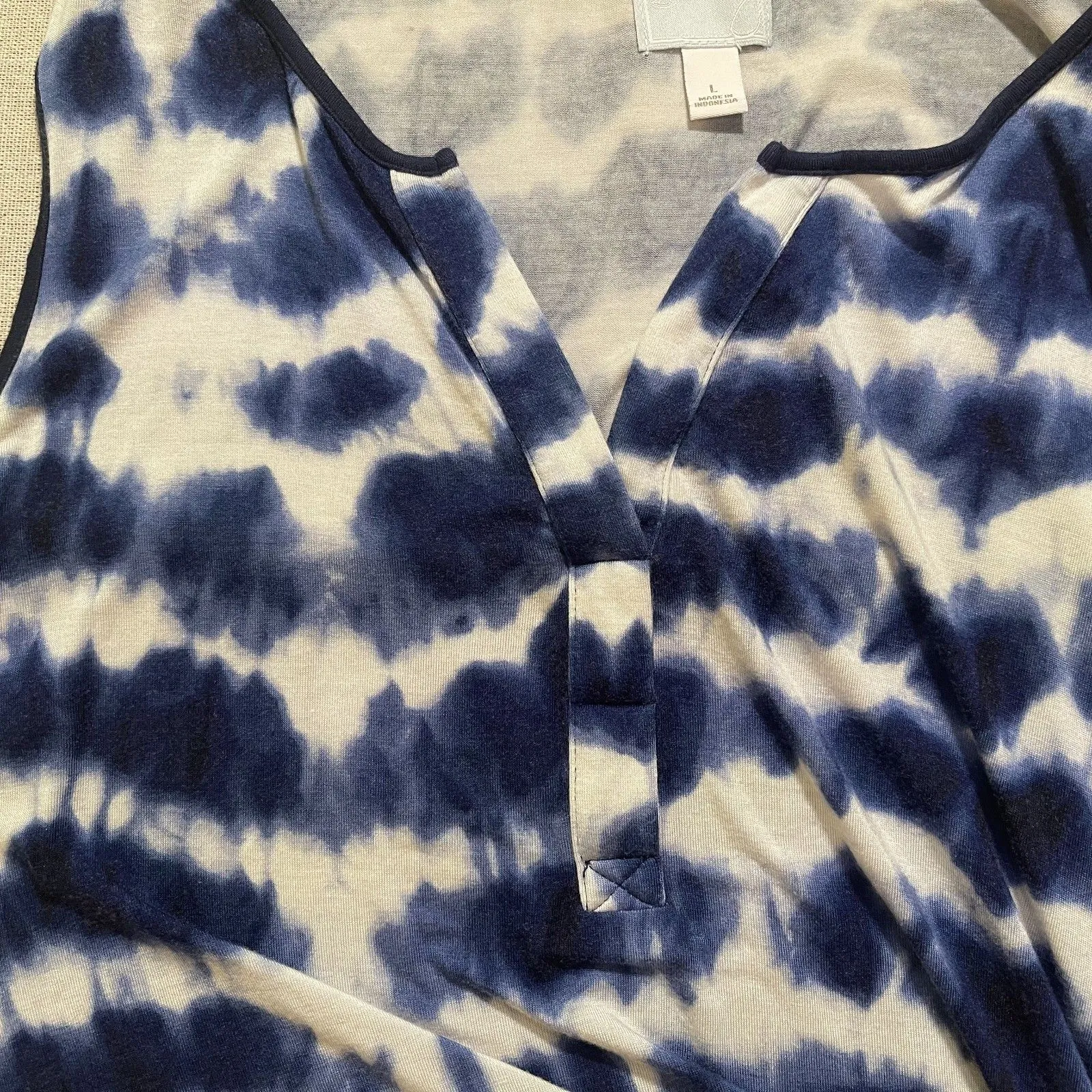 Dressbarn - Sunday | Sleeveless Tie-Dye Ombre Tank Top | Large - Image 4