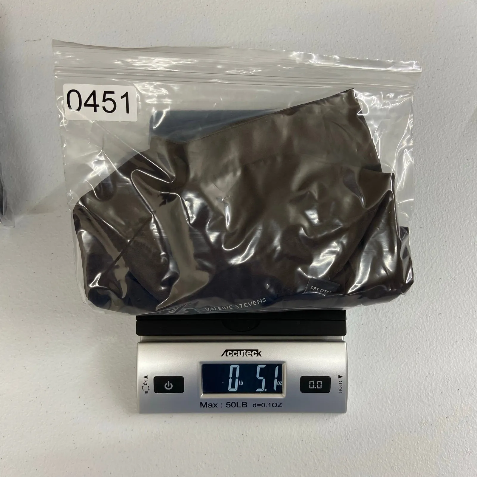 Valerie Stevens women's brown collared v-neck button silk business blouse large - Image 8