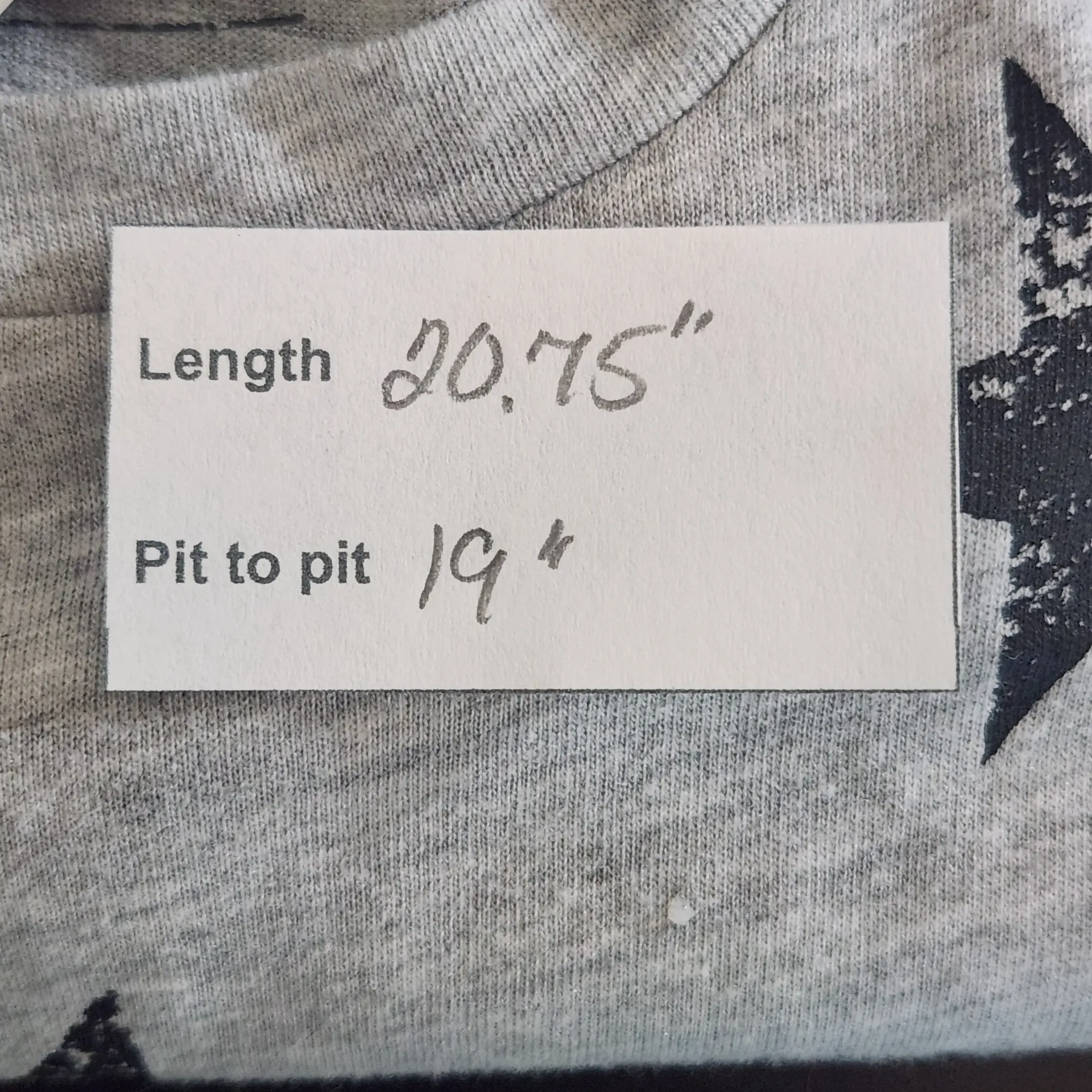 Fifth Sun Gray Tank Top with Stars NWT Size Large Cropped Star Tank Top - Image 6