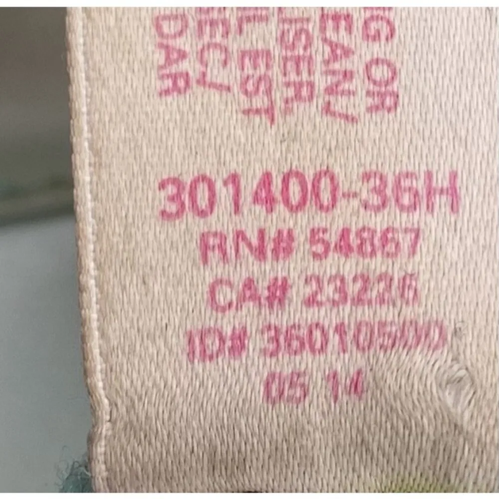 Victoria's Secret Push-Up Bra Padded Aqua Blue Yellow Camo Print Women's 32B - Image 6