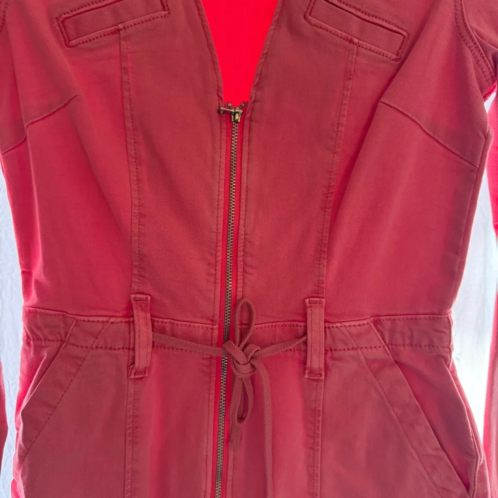 Paige NWT  Pink Long Sleeve Romper - Image 7