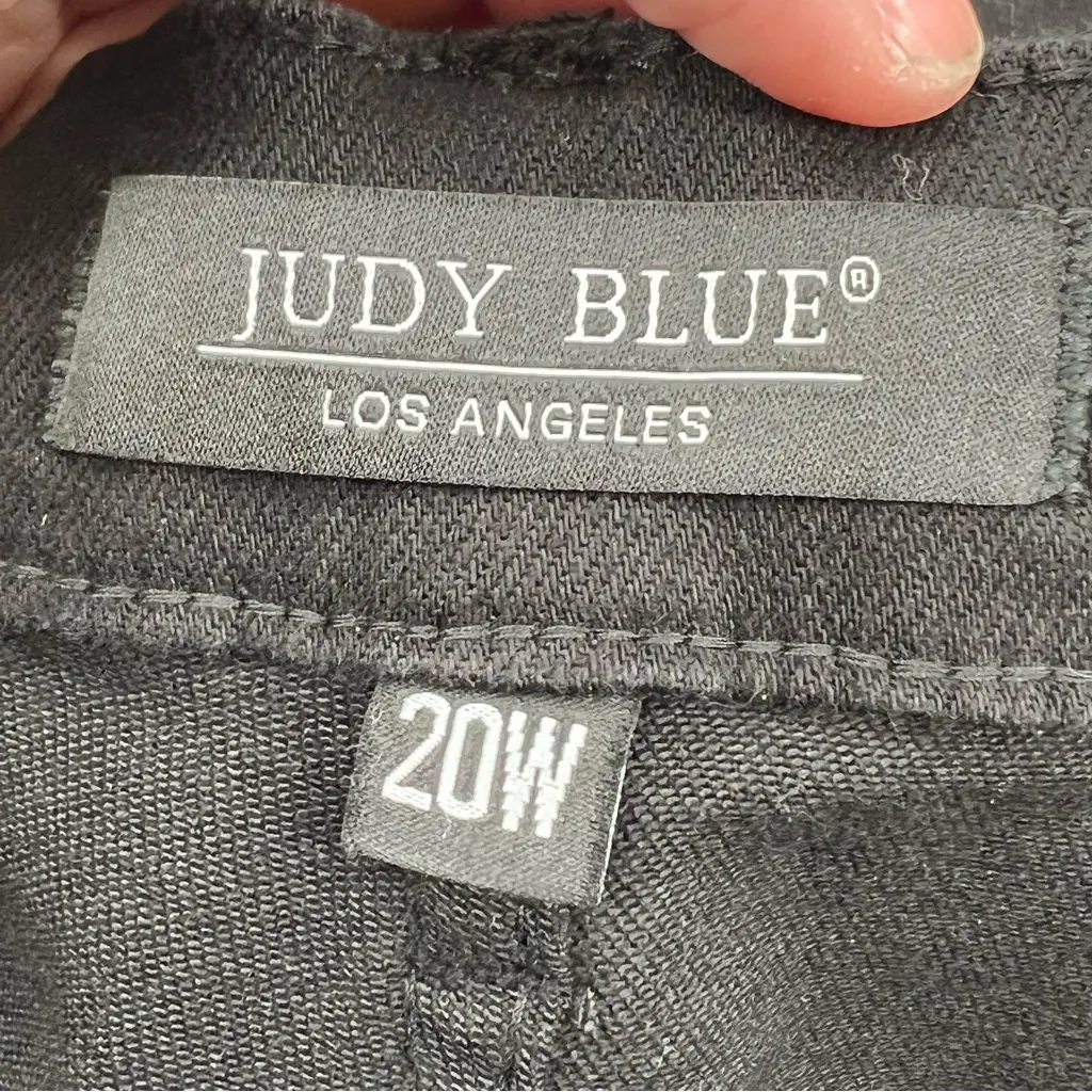 NWT Judy Blue black jogger jeans sz 20W stretch - Image 6
