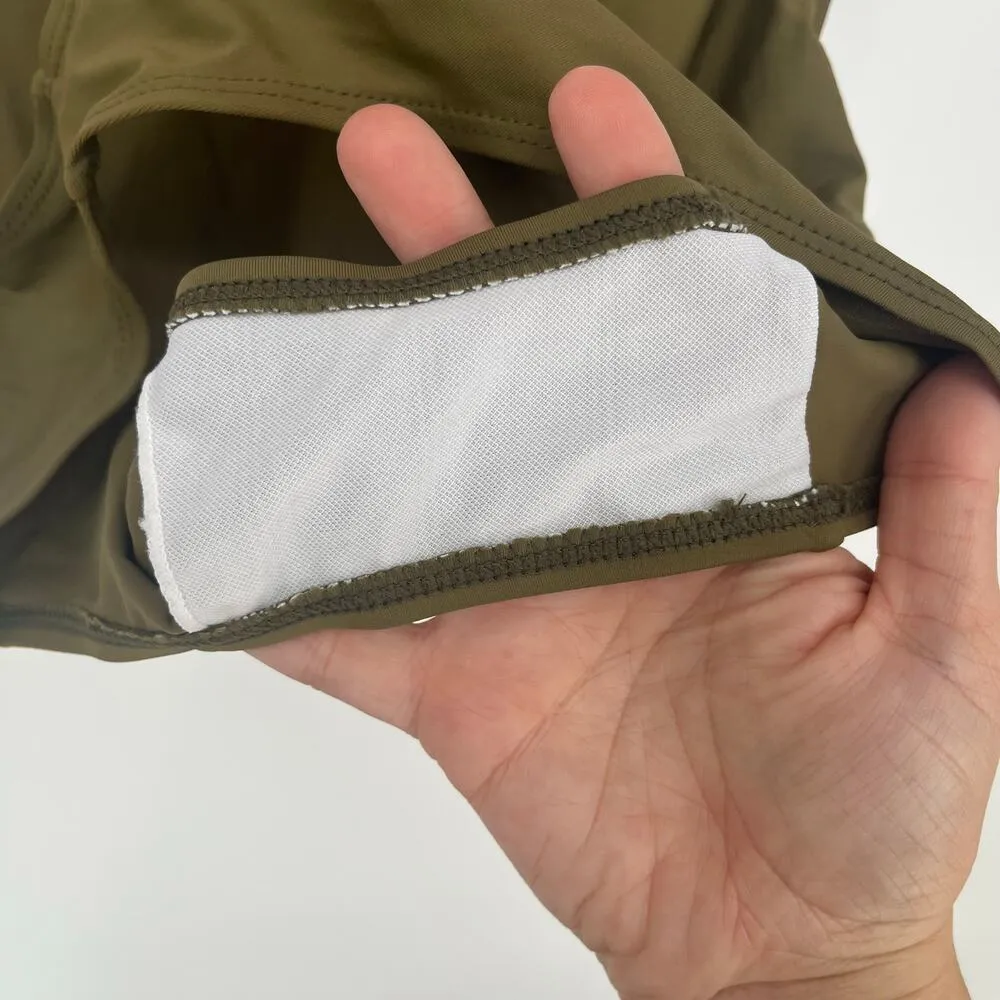 Sunny Co. Clothing Olive The Pamela One Piece Swimsuit Size Medium Green - Image 6