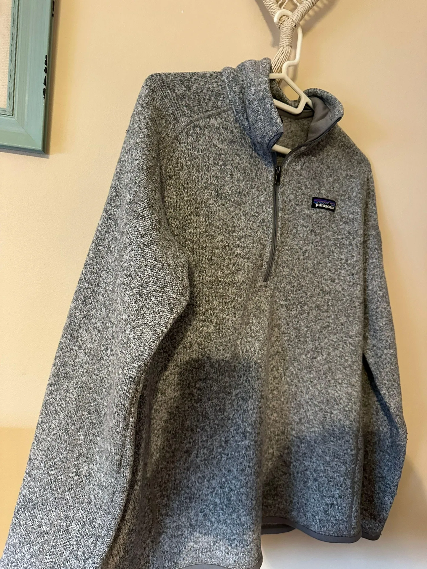 Gray Better Sweater 1/4 Zip Fleece - Image 3