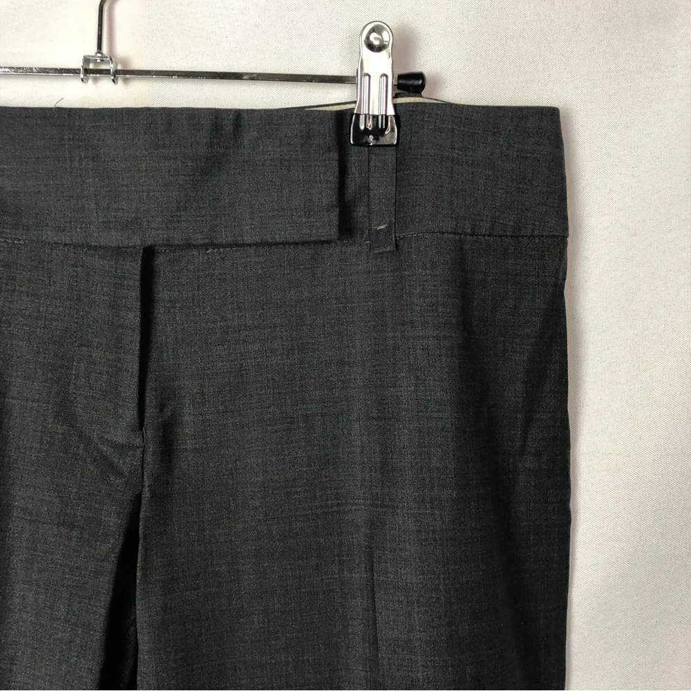 Ann Taylor Charcoal Gray Wide Leg Y2K Dress Pants 6 - Image 3