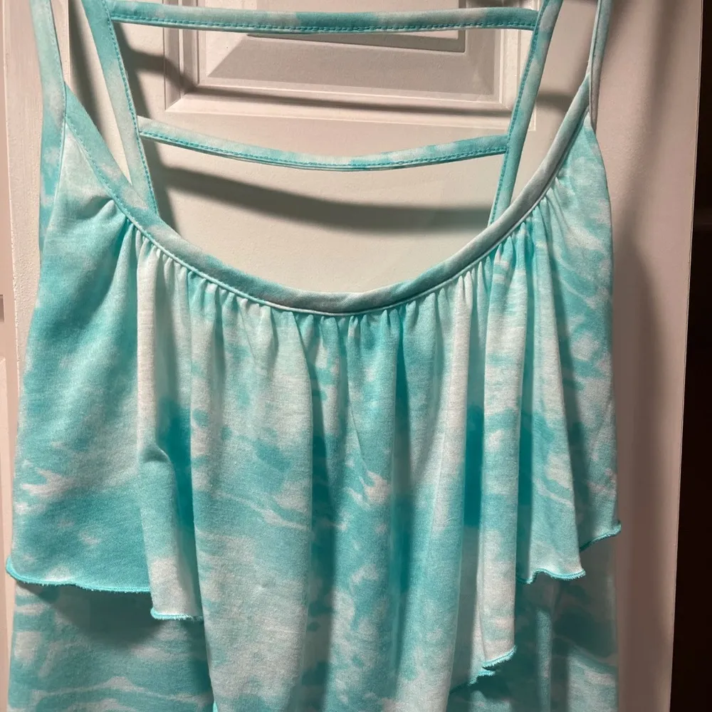 Swim dress coverup Blue Size L - Image 2