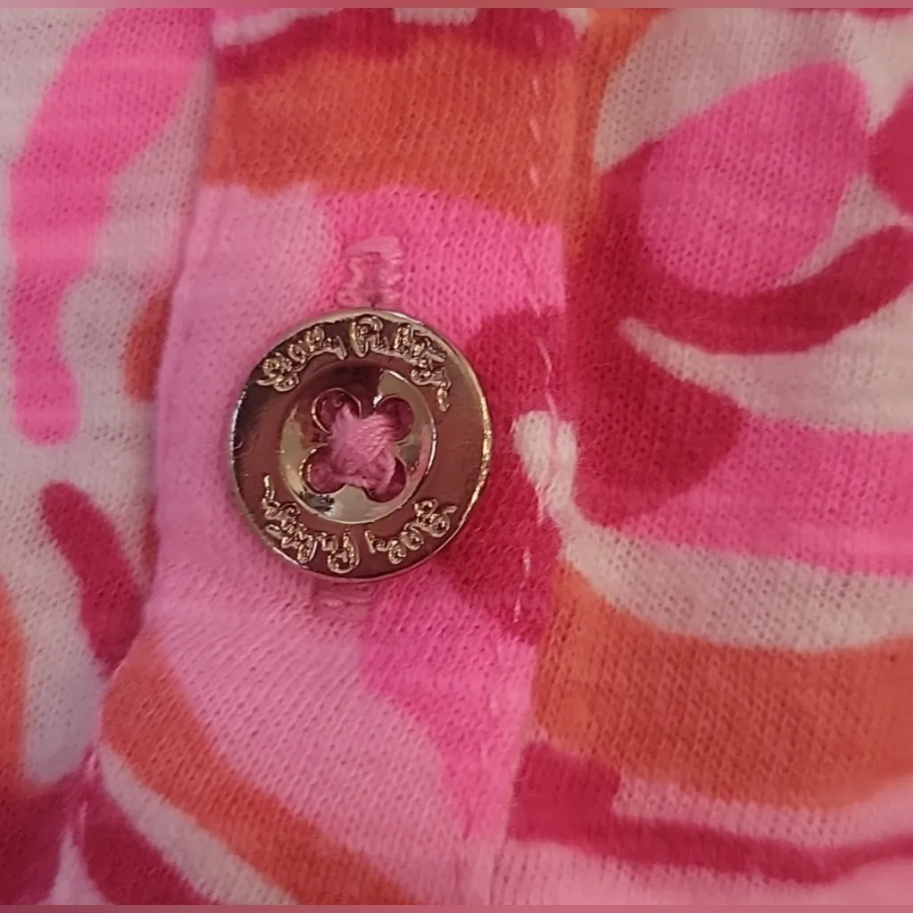 Lilly Pulitzer - Pink Pout Mango Salsa - Essie Style 
Tank | Small - 100% Cotton - Image 5