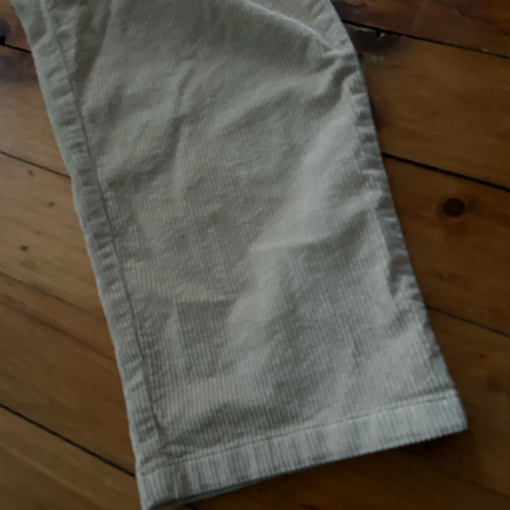 ☀️3/25 Kavu All Decked Out Pants Corduroy Irish Cream Women’s Sz Large cabincore - Image 3