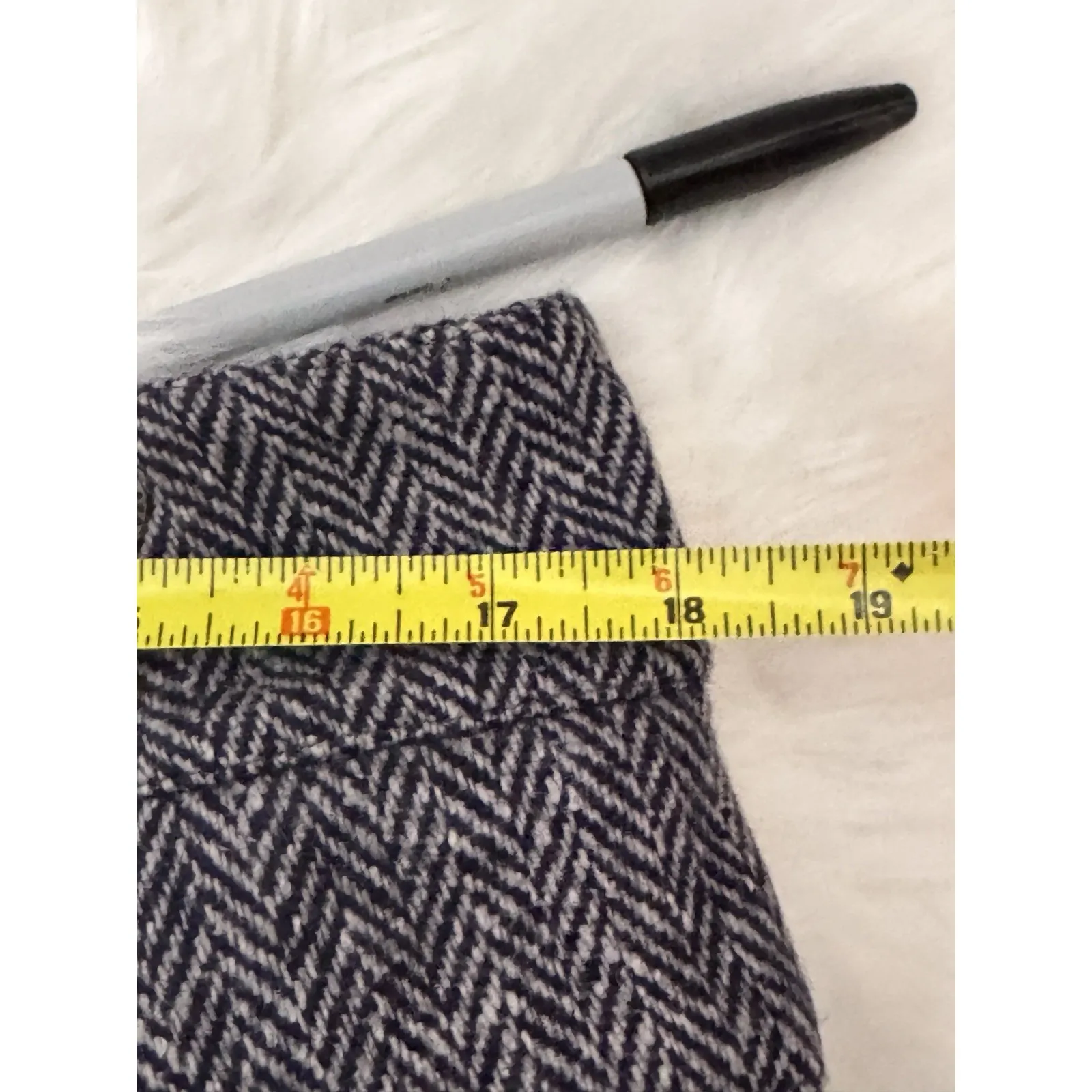 Moshiki Women's Tweed 100% Cotton Wool Skirt One Size Reversible New With Tags‎ - Image 14