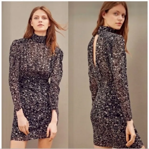 BA&SH Robe Acia Mini Dress - Image 11