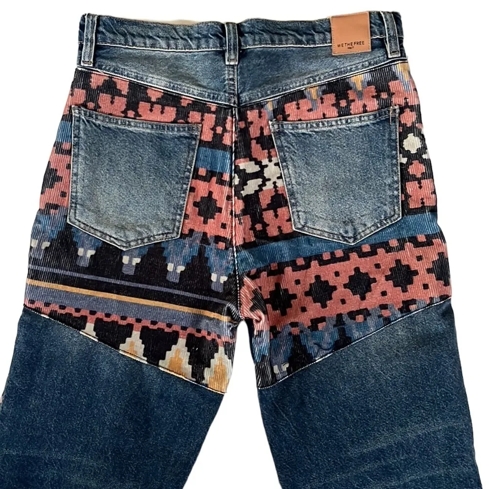 EUC Free People Rocky Mountain Straight Leg Jeans - Image 9