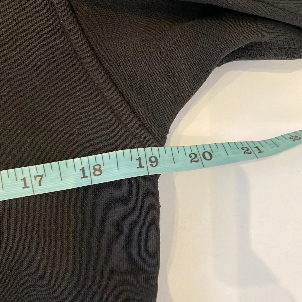 Vintage Gene Ewing BIS Jack of Clubs Metallic Sweatshirt Sz S/P Cotton 1990 Black - Image 10