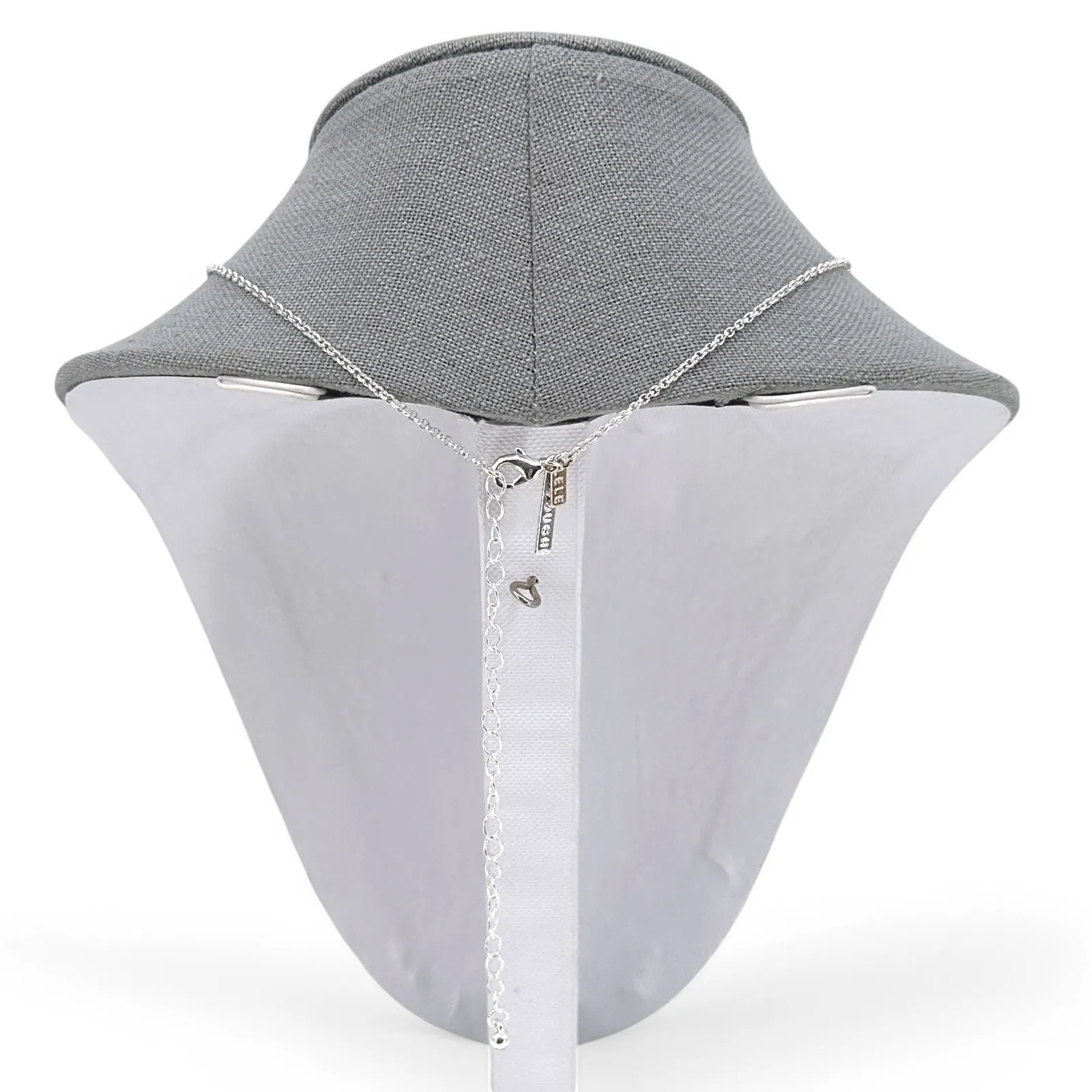 Lele Sadoughi Silver Plated Open Circle Pendant Necklace - Image 4