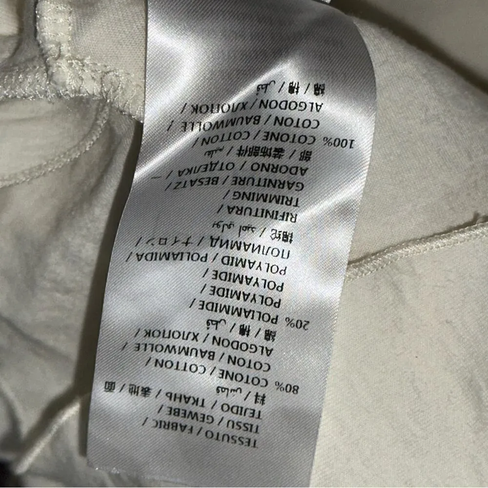 Stella McCartney Women's Size 40 M Cream Ivory Ruffle Trim Sweatshirt - Image 8