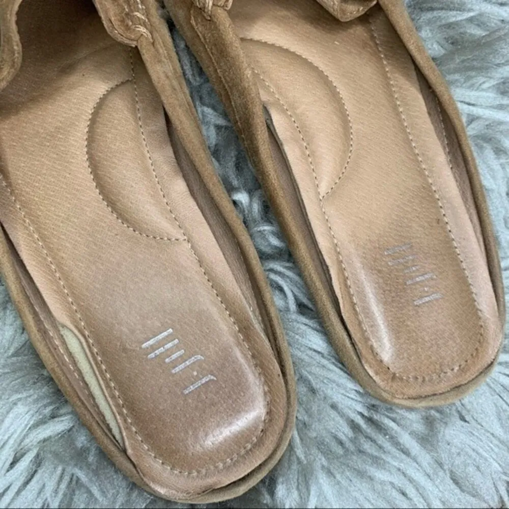 J. Jill brown suede & leather slip on loafers women’s shoe size 7 - Image 9