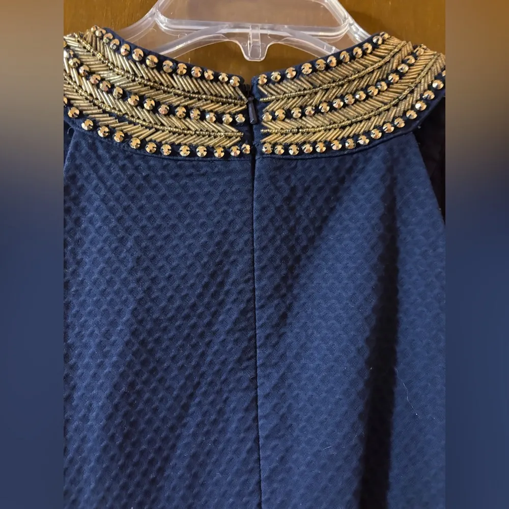 Lilly Pulitzer Carlton Shift Dress in True Navy - Image 11