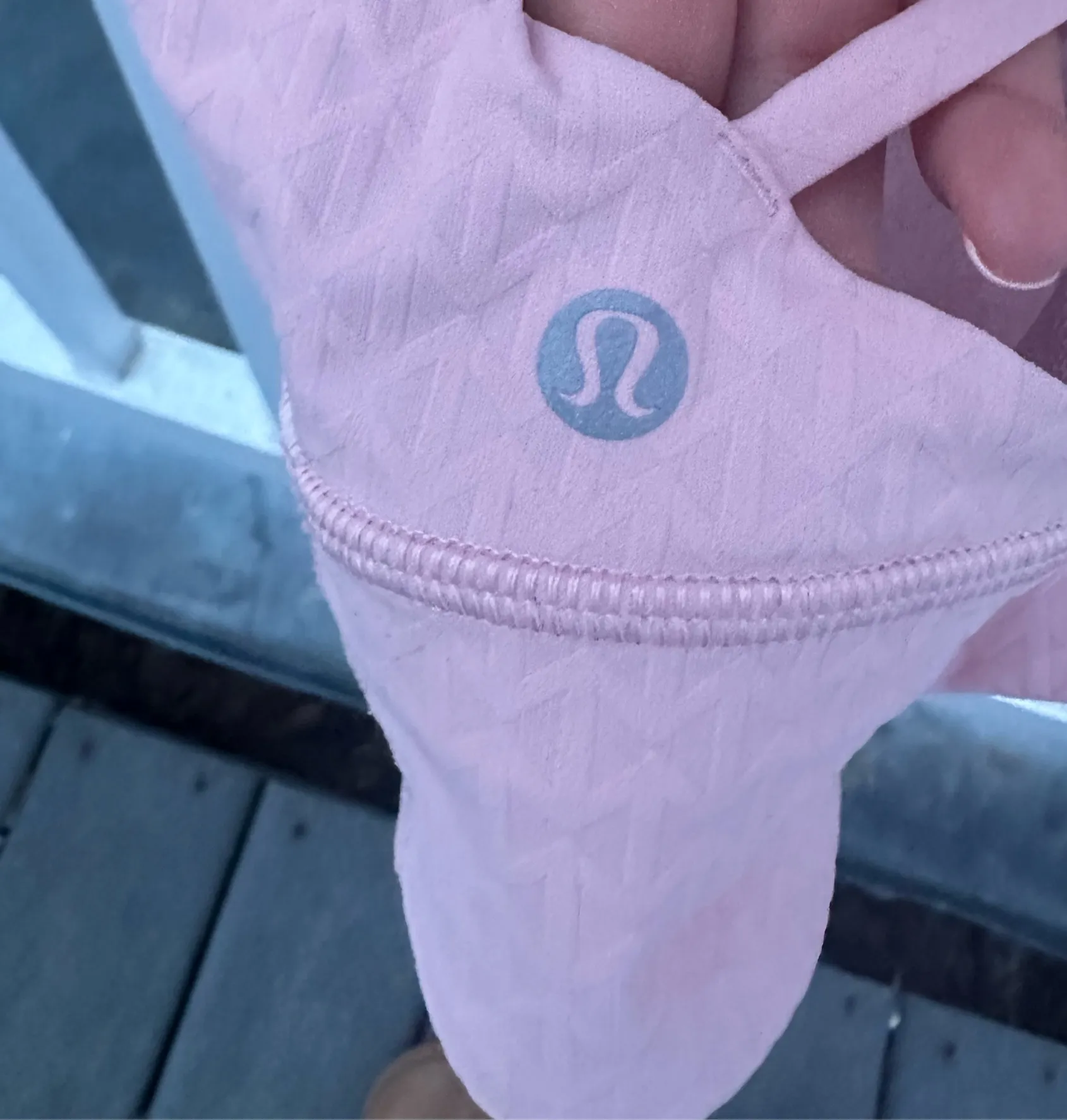 Lululemon Free to Be Serene Longline Jacquard Bra Light Support, size 4 - Image 3